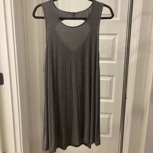 black and white striped dress